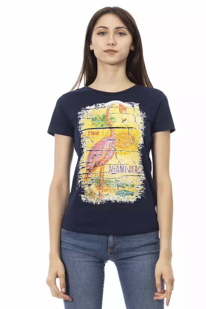 Trussardi Action Blue Cotton Women's T-Shirt