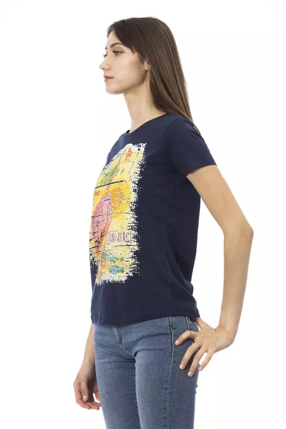 Trussardi Action Blue Cotton Women's T-Shirt
